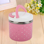 1 Layer Stainless Steel Insulation Thermo Thermal Lunch Box Food Container Hot