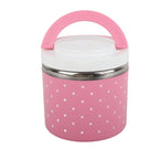 1 Layer Stainless Steel Insulation Thermo Thermal Lunch Box Food Container Hot