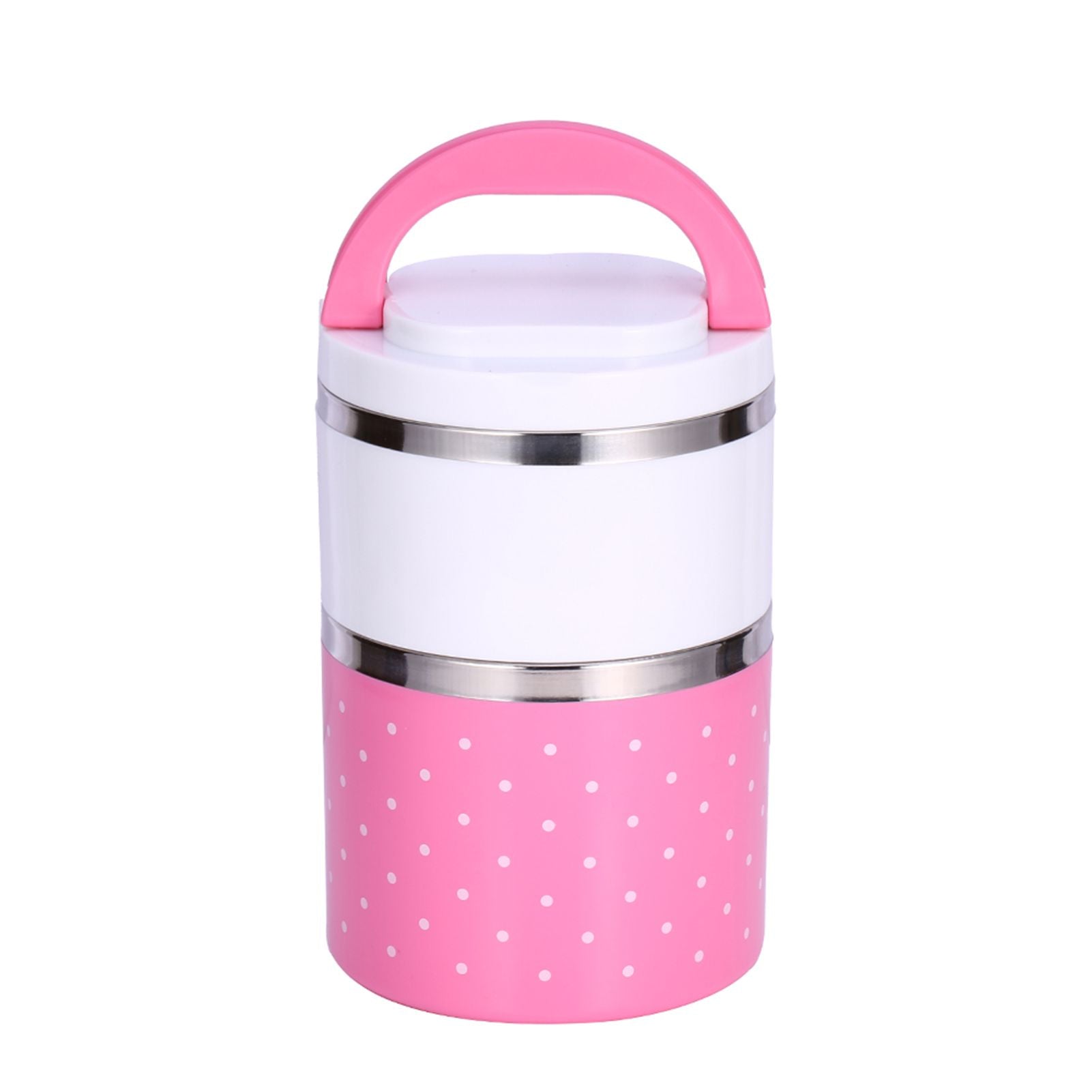 2 Layer Stainless Steel Insulation Thermo Thermal Lunch Box Food Container Hot
