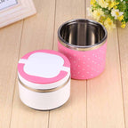 2 Layer Stainless Steel Insulation Thermo Thermal Lunch Box Food Container Hot