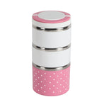 3 Layer Stainless Steel Insulation Thermo Thermal Lunch Box Food Container Hot