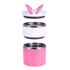 3 Layer Stainless Steel Insulation Thermo Thermal Lunch Box Food Container Hot