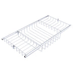1Pcs Bathroom Bath Shower Tub Bathtub Caddy Storage Organizer Holder Soap Red Wine Rack Holder