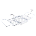 1Pcs Bathroom Bath Shower Tub Bathtub Caddy Storage Organizer Holder Soap Red Wine Rack Holder