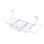 1Pcs Bathroom Bath Shower Tub Bathtub Caddy Storage Organizer Holder Soap Red Wine Rack Holder