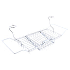 1Pcs Bathroom Bath Shower Tub Bathtub Caddy Storage Organizer Holder Soap Red Wine Rack Holder