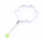 1pcs Plum Fried Egg Mold Stainless Steel Egg Rings Pancake Shaper
