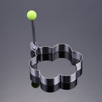 1pcs Plum Fried Egg Mold Stainless Steel Egg Rings Pancake Shaper
