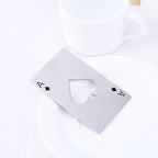 Bar Tool Bottle Soda Beer Cap Opener Wine Playing Card Ace of Spades Poker AC