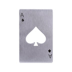 Bar Tool Bottle Soda Beer Cap Opener Wine Playing Card Ace of Spades Poker AC