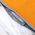 Foldable Clothing Organizer Clothing Storage Box For Clothes Underbed Dustproof Bag Orange