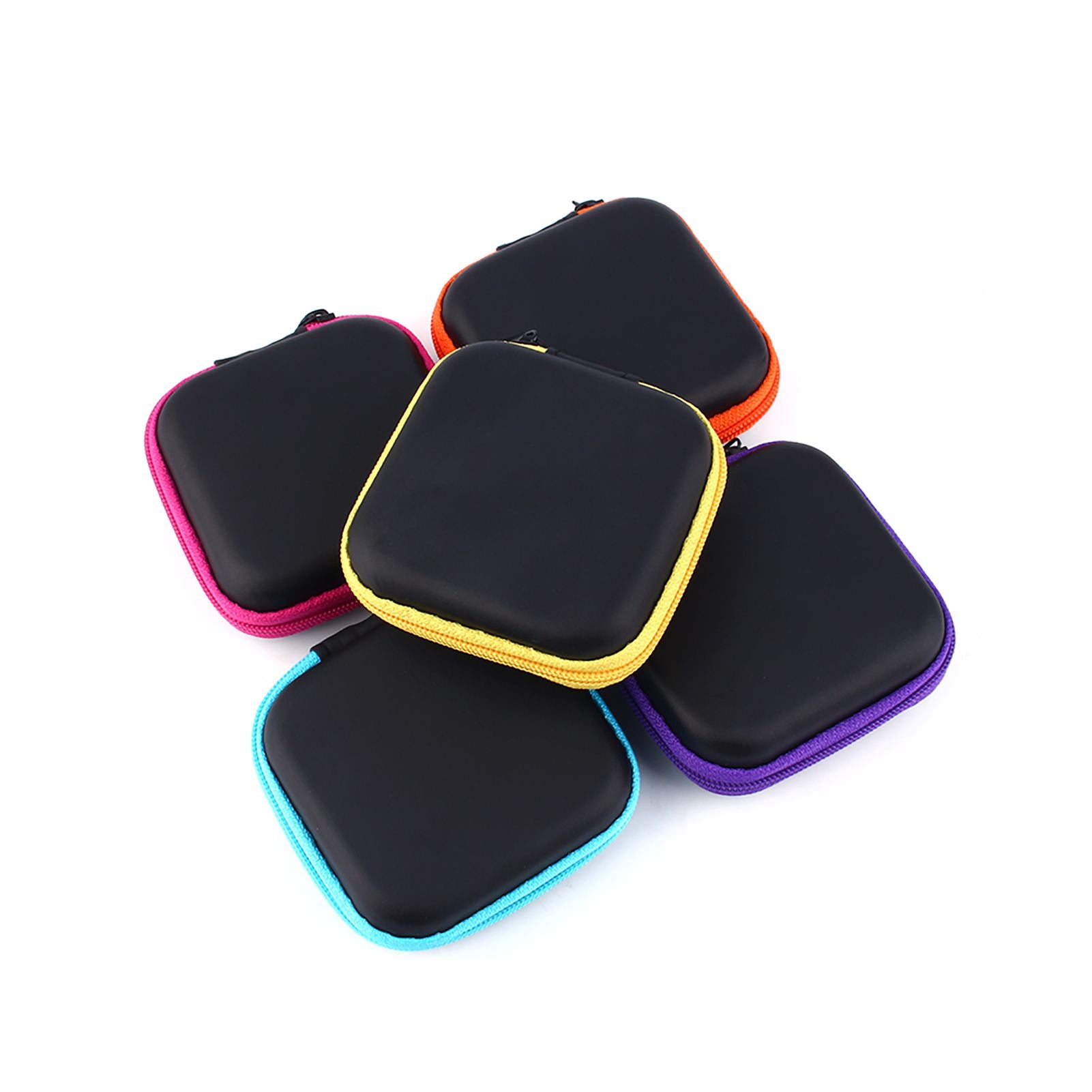 Hard Box Gadget Case Storage Pouch For Key Ring Headphones Cable USB Data Line