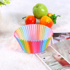 100 pcs Colorful Cupcake Liner Cupcake Paper Baking Cup Muffin Cases Cake Mold