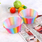 100 pcs Colorful Cupcake Liner Cupcake Paper Baking Cup Muffin Cases Cake Mold