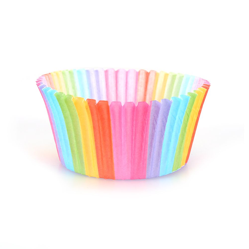 100 pcs Colorful Cupcake Liner Cupcake Paper Baking Cup Muffin Cases Cake Mold