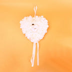 Romantic Rose Wedding Favors Heart Pearl Gift Ring Box Pillow Cushion