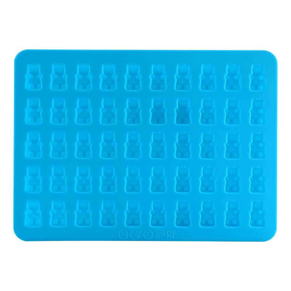 50 Gummy Maker Cavity Bear Mold Novelty Silicone Chocolate Candy Ice New Tray XL
