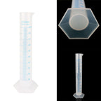 500ml Measuring Cylinder Plastic Graduated Laboratory Trial Test Liquid Tube Hot