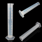 500ml Measuring Cylinder Plastic Graduated Laboratory Trial Test Liquid Tube Hot