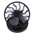 Electric Mini Clip on Solar Fan Air Conditioner Cooling Cell Fan Travel Camping Hiking Cooling