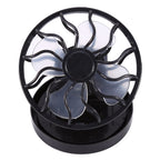 Electric Mini Clip on Solar Fan Air Conditioner Cooling Cell Fan Travel Camping Hiking Cooling