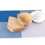 100x Unbleached Coffee Filter Papers Cones Cups Brewer Espresso Strainer Dripper
