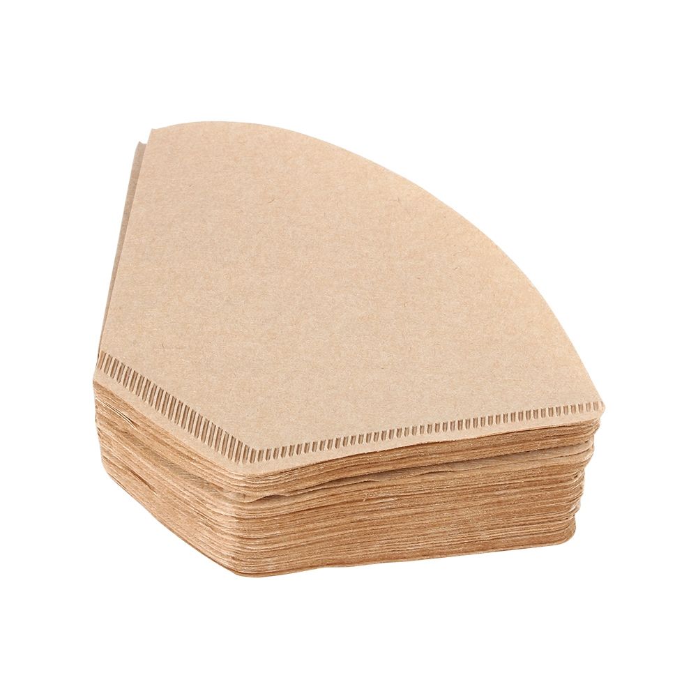 100x Unbleached Coffee Filter Papers Cones Cups Brewer Espresso Strainer Dripper