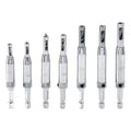 7 Sizes Hole Saw Centering Hinge Twisted Drill Bits DIY Woodwork Reaming Cabinet Tools