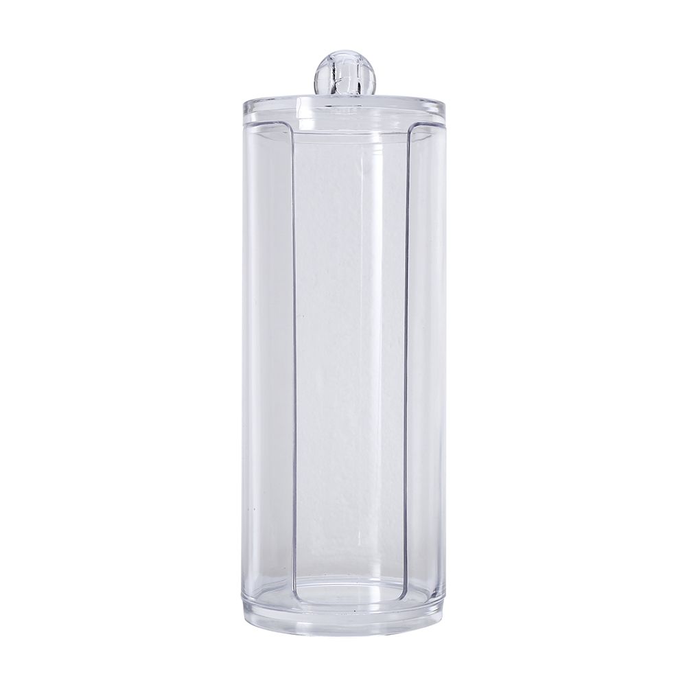 Acrylic Makeup Cotton Pads Box Cases Holder Cosmetic Organizer Storage Container