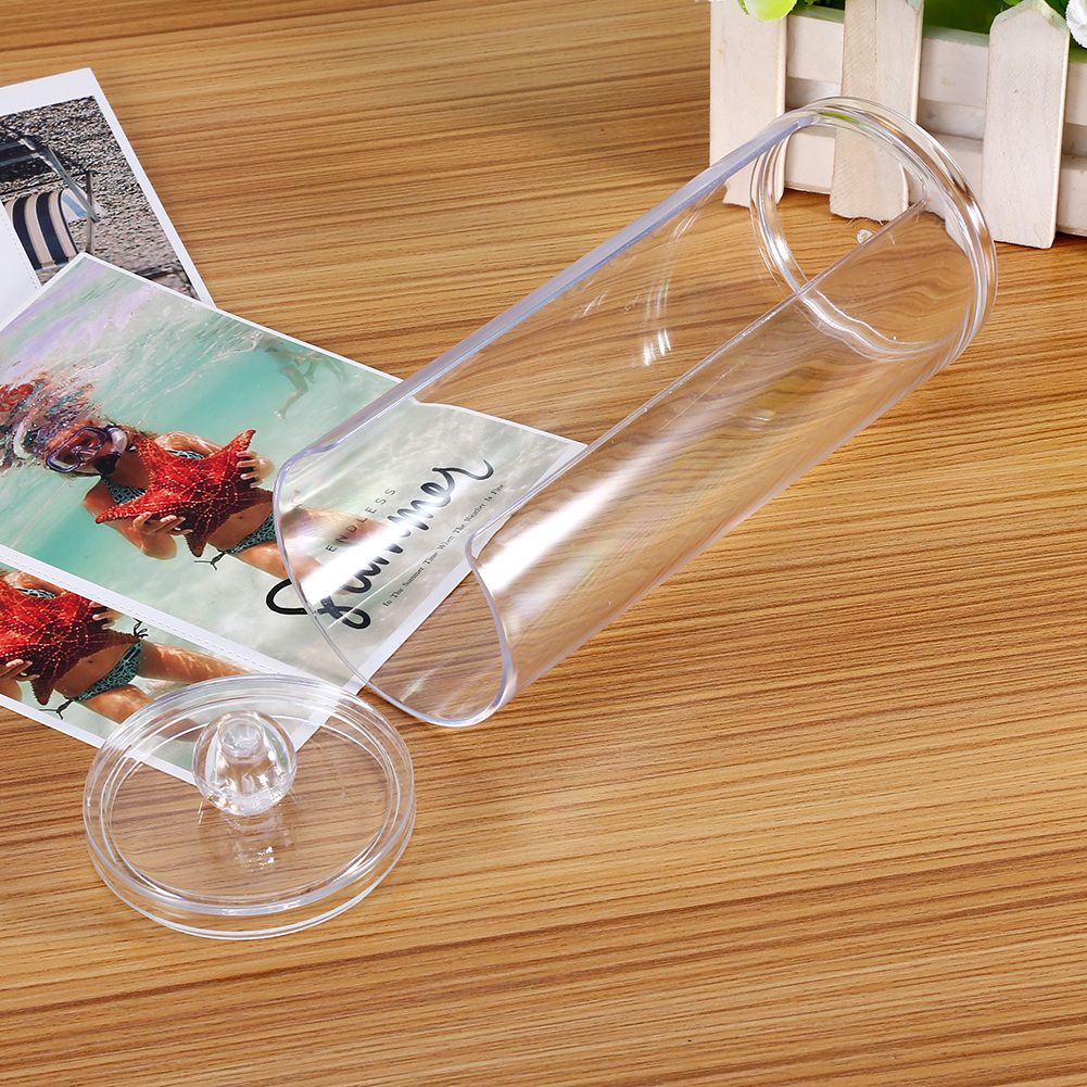 Acrylic Makeup Cotton Pads Box Cases Holder Cosmetic Organizer Storage Container