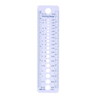 Plastic Knitting Needle Gauge Ruler Inch cm Sewing Tools US UK Canada Sizes 2-10mm