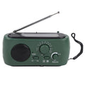 Solar Hand Crank AM/FM Radio with LED Flashlight Emergency Phone Charger