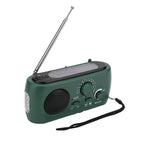 Solar Hand Crank AM/FM Radio with LED Flashlight Emergency Phone Charger