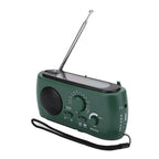 Solar Hand Crank AM/FM Radio with LED Flashlight Emergency Phone Charger