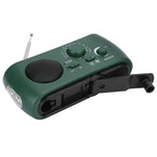 Solar Hand Crank AM/FM Radio with LED Flashlight Emergency Phone Charger