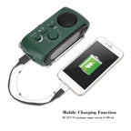 Solar Hand Crank AM/FM Radio with LED Flashlight Emergency Phone Charger