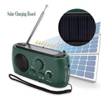 Solar Hand Crank AM/FM Radio with LED Flashlight Emergency Phone Charger