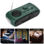 Solar Hand Crank AM/FM Radio with LED Flashlight Emergency Phone Charger