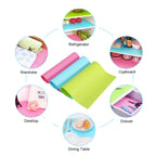 4pcs Set 29cm*45cm Refrigerator Pad Antifouling Mildew Moisture Absorption Pad