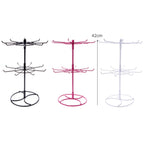 Jewelry Display Rack Double Tier Jewelry Stand Portable Metal Jewelry Rack for Home