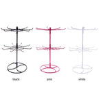Jewelry Display Rack Double Tier Jewelry Stand Portable Metal Jewelry Rack for Home
