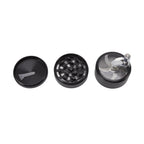 4 Layers Hand Crank Spices Grinder Zinc Alloy 60mm Manual Spice Grinder with Filter