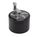 4 Layers Hand Crank Spices Grinder Zinc Alloy 60mm Manual Spice Grinder with Filter