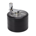 4 Layers Hand Crank Spices Grinder Zinc Alloy 60mm Manual Spice Grinder with Filter