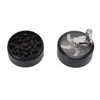 4 Layers Hand Crank Spices Grinder Zinc Alloy 60mm Manual Spice Grinder with Filter
