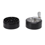 4 Layers Hand Crank Spices Grinder Zinc Alloy 60mm Manual Spice Grinder with Filter