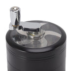 4 Layers Hand Crank Spices Grinder Zinc Alloy 60mm Manual Spice Grinder with Filter