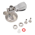 G Type Beer Keg Coupler Stainless Steel Probe Brass Body Triangular Beer Dispenser Accessory for Bar Party