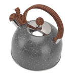 Whistling Kettle 2.5L Capacity Stainless Steel Stovetop Teapot for Water Boiling Grey