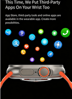 DT8-Ultra Large Screen Smart Watch,orange